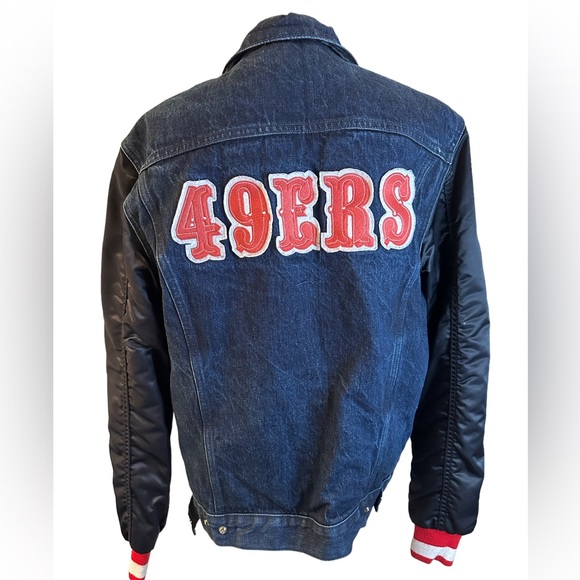 Levi's Other - Levi's San Francisco 49ers NFL varsity trucker jean jacket